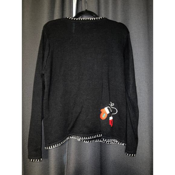 Ugly Christmas Sweater Xmas Cardigan Size Large - Picture 3 of 3